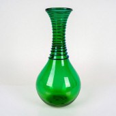 BLENKO LARGE GLASS SPIRAL VASE