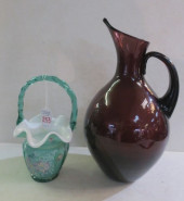 BLENKO PURPLE OPTIC GLASS PITC