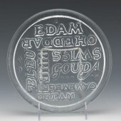 BLENKO VINTAGE MOULDED ART GLA