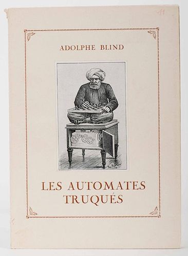 BLIND, ADOLPHE. LES AUTOMATES