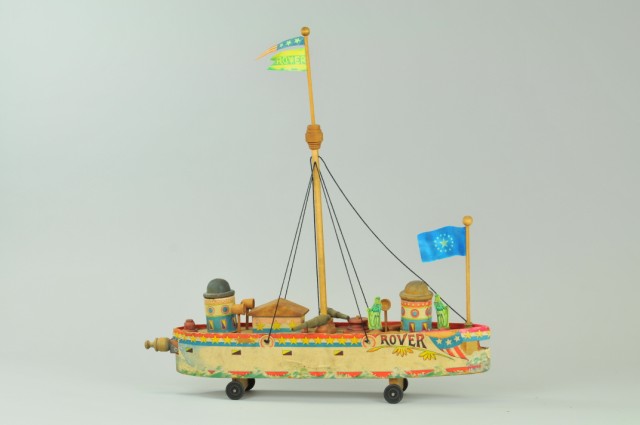 BLISS BATTLESHIP ROVER Lithographed