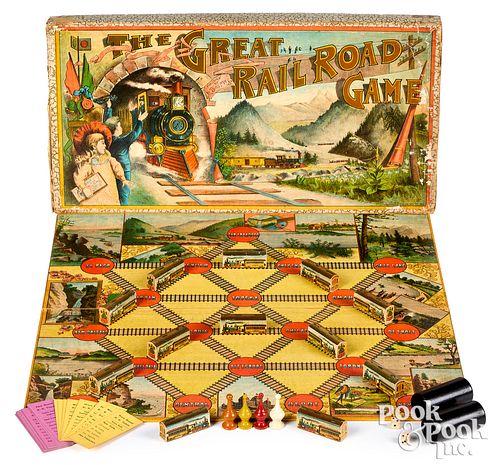 BLISS GREAT RAILROAD GAME, CA.