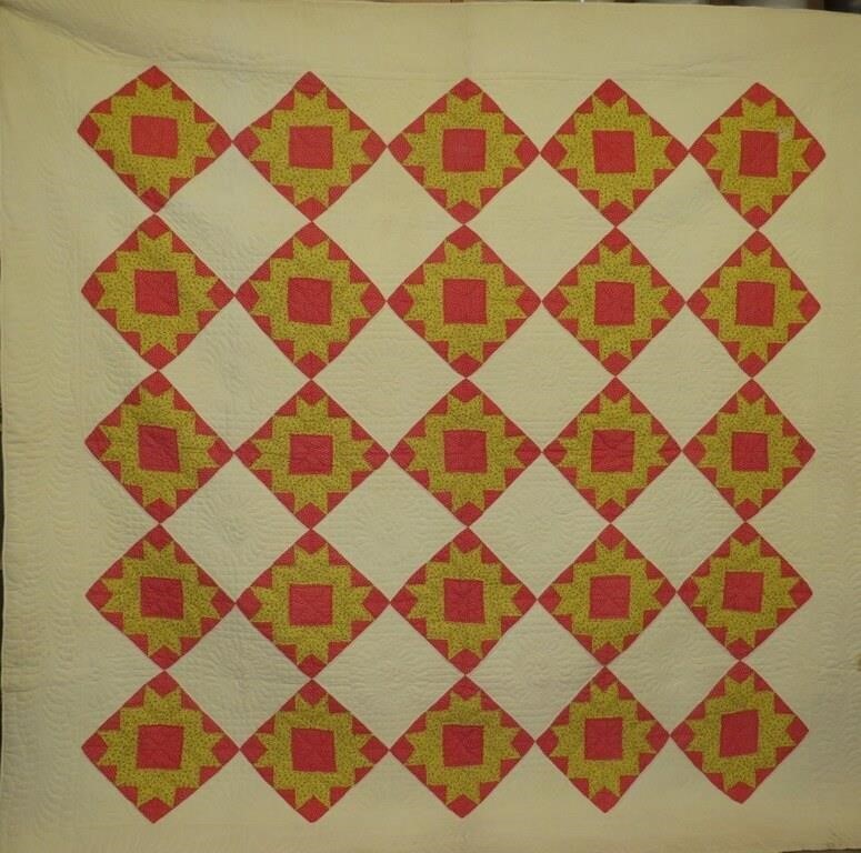 BLOCK CENTER STAR PATTERN PATCHWORK