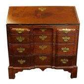 BLOCK FRONT SLANT LID DESK, MA