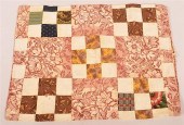 BLOCK PATTERN PILLOW SHAM WITH