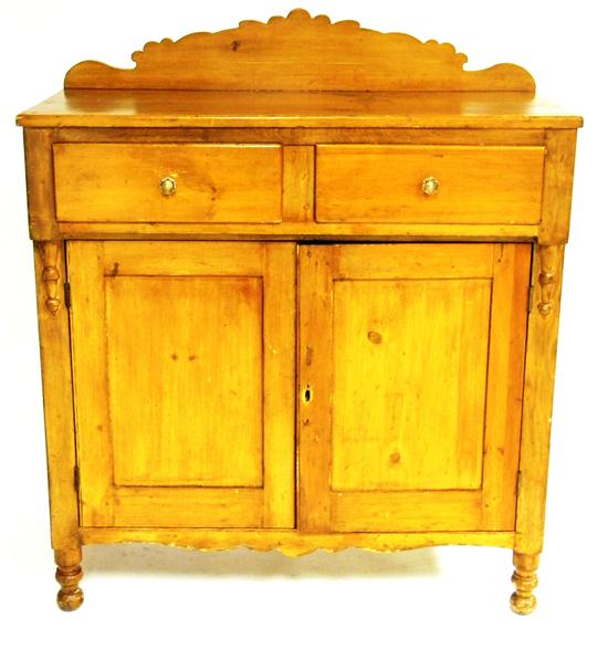Blonde dresser  pine  two drawers