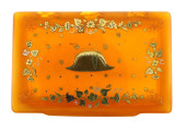 BLONDE HORN STAMP BOX WITH GOL