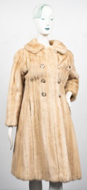 BLONDE MINK FUR COAT Blonde mi