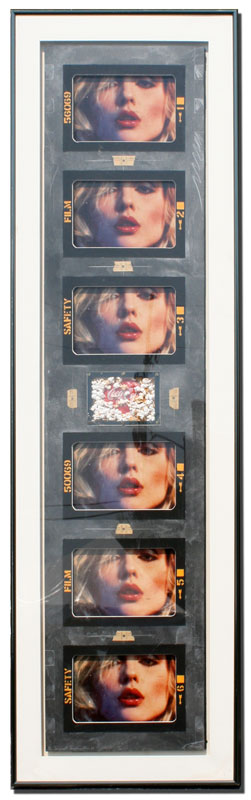 BLONDIE - LARGE ILLEGIBLY SIGNED