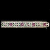 Blooming Rose Motif Bracelet S