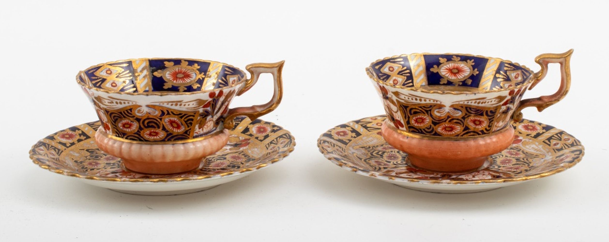 BLOOR DERBY IMARI DEMITASSE CUPS,