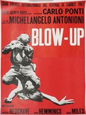 BLOW-UP, CANNES MOVIE POSTER,