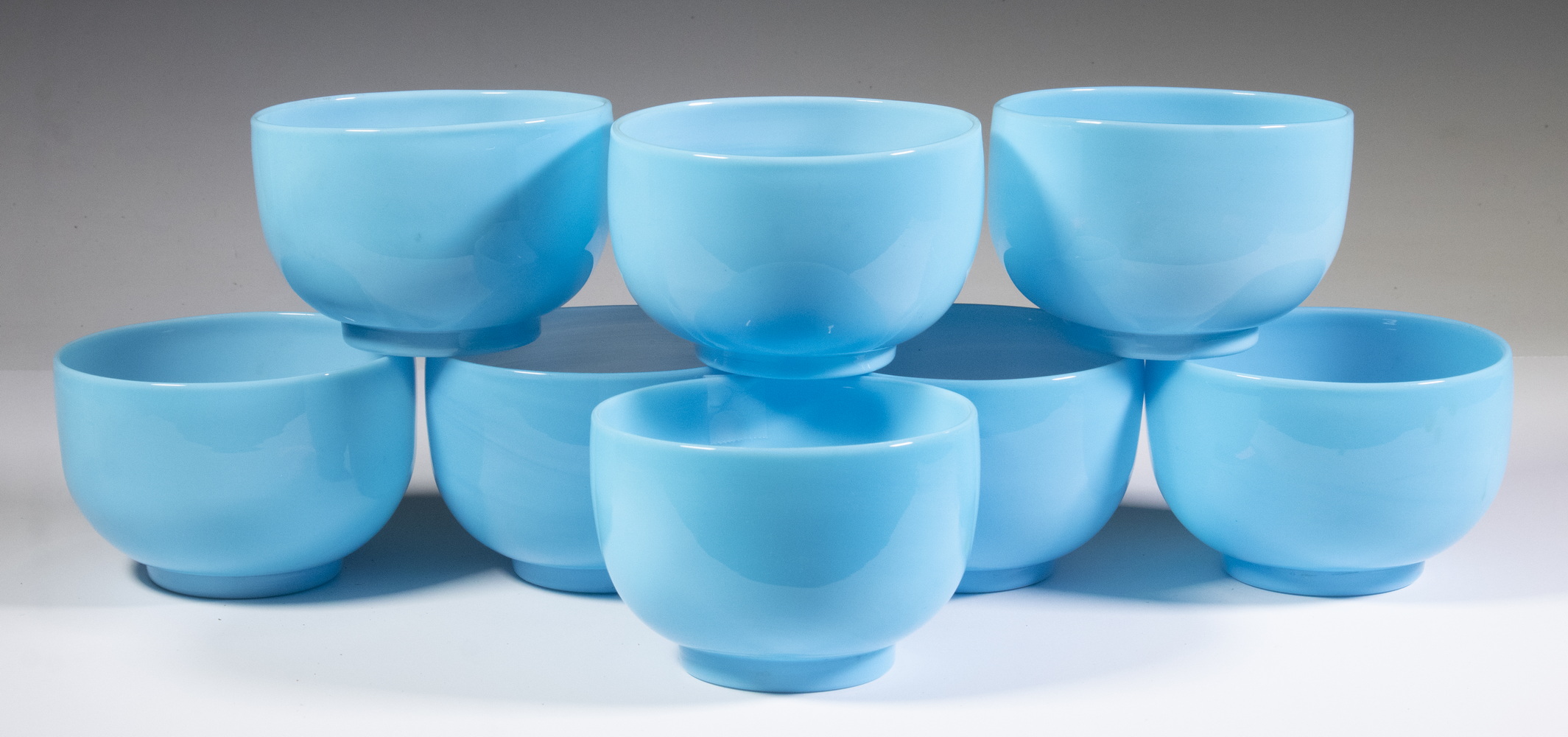 BLOWN GLASS FINGER BOWLS Set of (8)