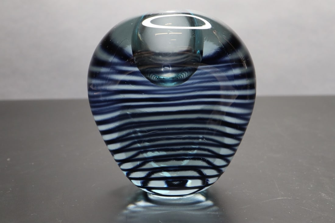 BLOWN GLASS PAPERWEIGHT PERFUME,