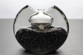 BLOWN GLASS PAPERWEIGHT PERFUM