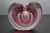 BLOWN GLASS PAPERWEIGHT PERFUM