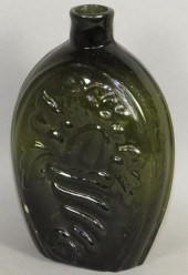 BLOWN IN A MOLD GLASS CORNUCOP