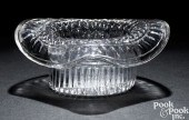 BLOWN THREE-MOLD CLEAR GLASS H