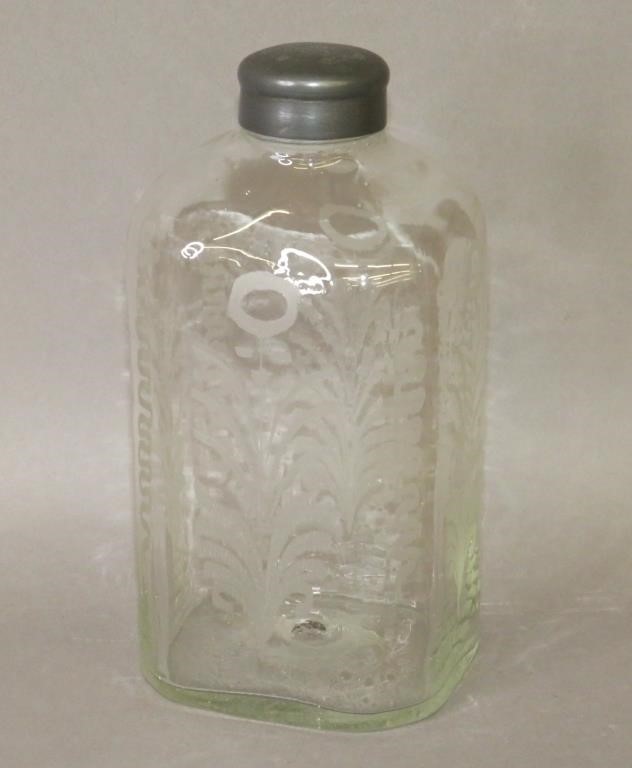 BLOWN UNCOLORED GLASS CASE
