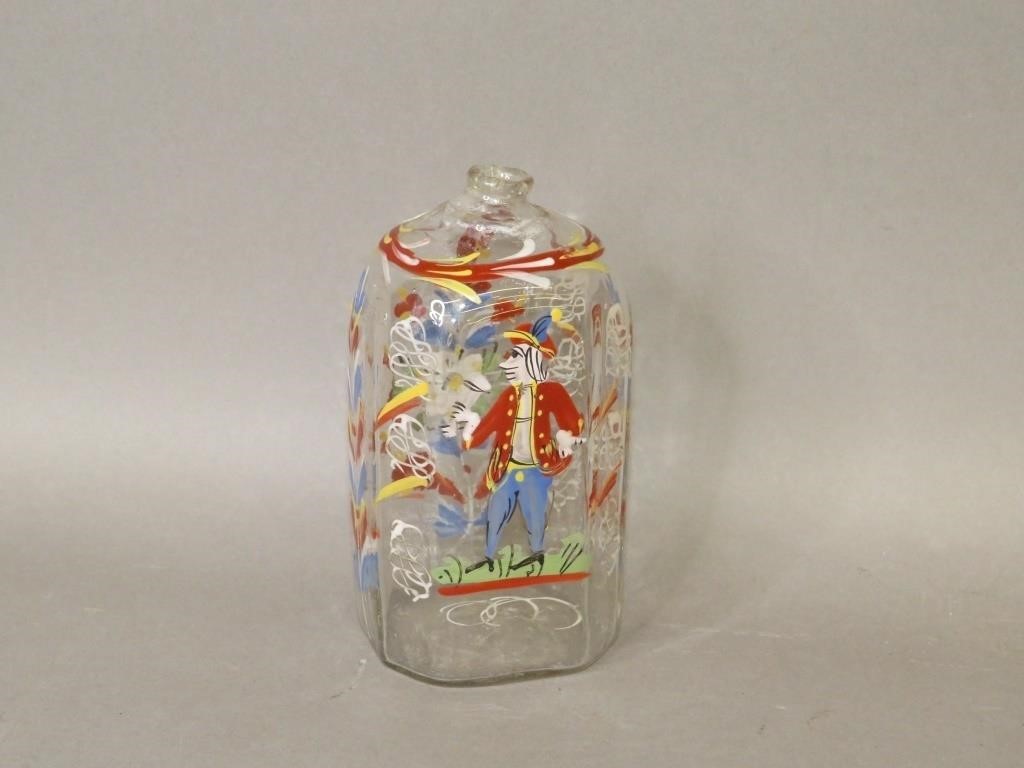 BLOWN UNCOLORED GLASS STIEGEL