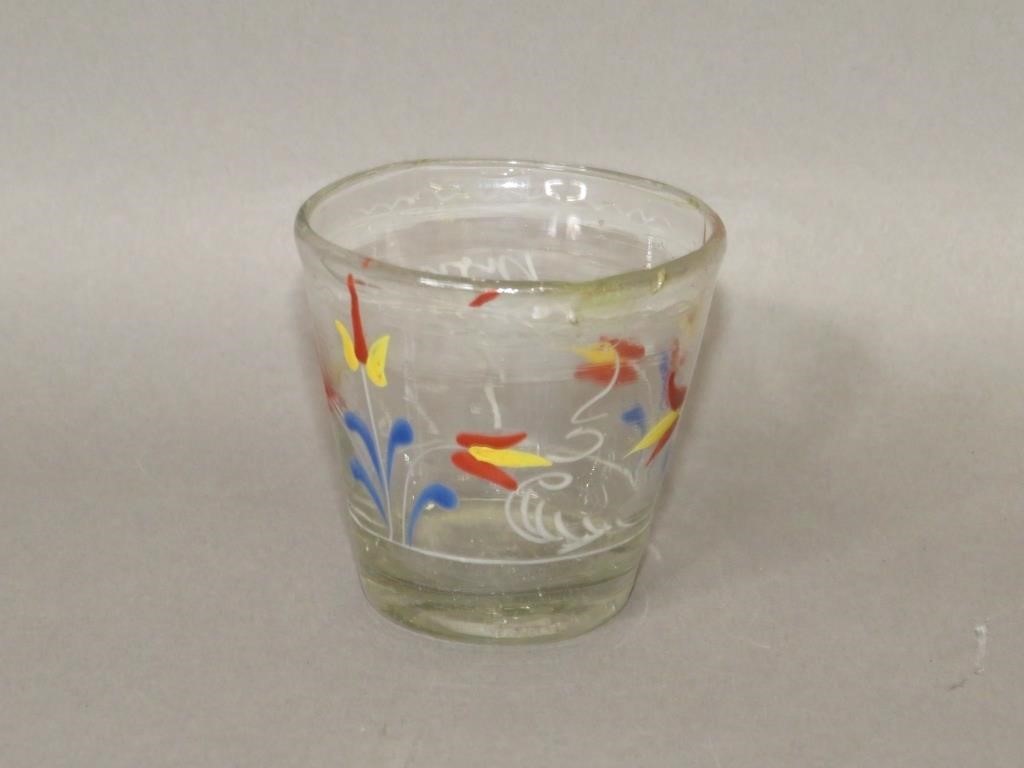 BLOWN UNCOLORED GLASS STIEGEL