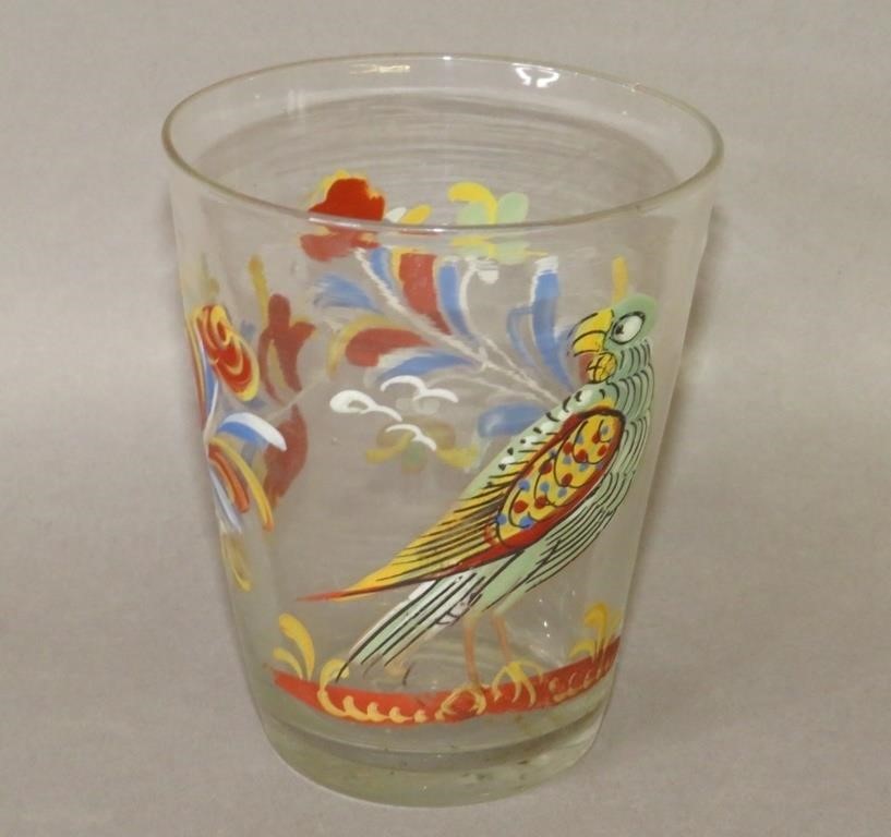 BLOWN UNCOLORED GLASS STIEGEL