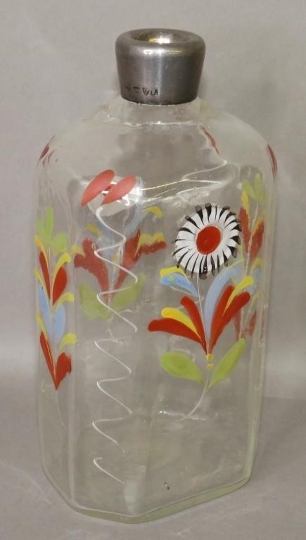 BLOWN UNCOLORED GLASS STIEGEL