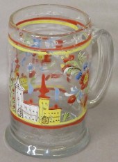 BLOWN UNCOLORED GLASS STIEGEL