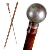 BLUDGEON SWORD CANE19th Centur