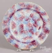 BLUE AND PURPLE RAINBOW SPATTE