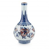 BLUE AND WHITE AND UNDERGLAZED