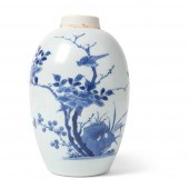 BLUE AND WHITE 'BIRD AND FLOWE