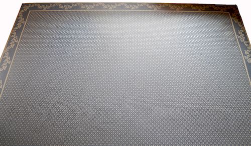 BLUE AND WHITE BROADLOOM
