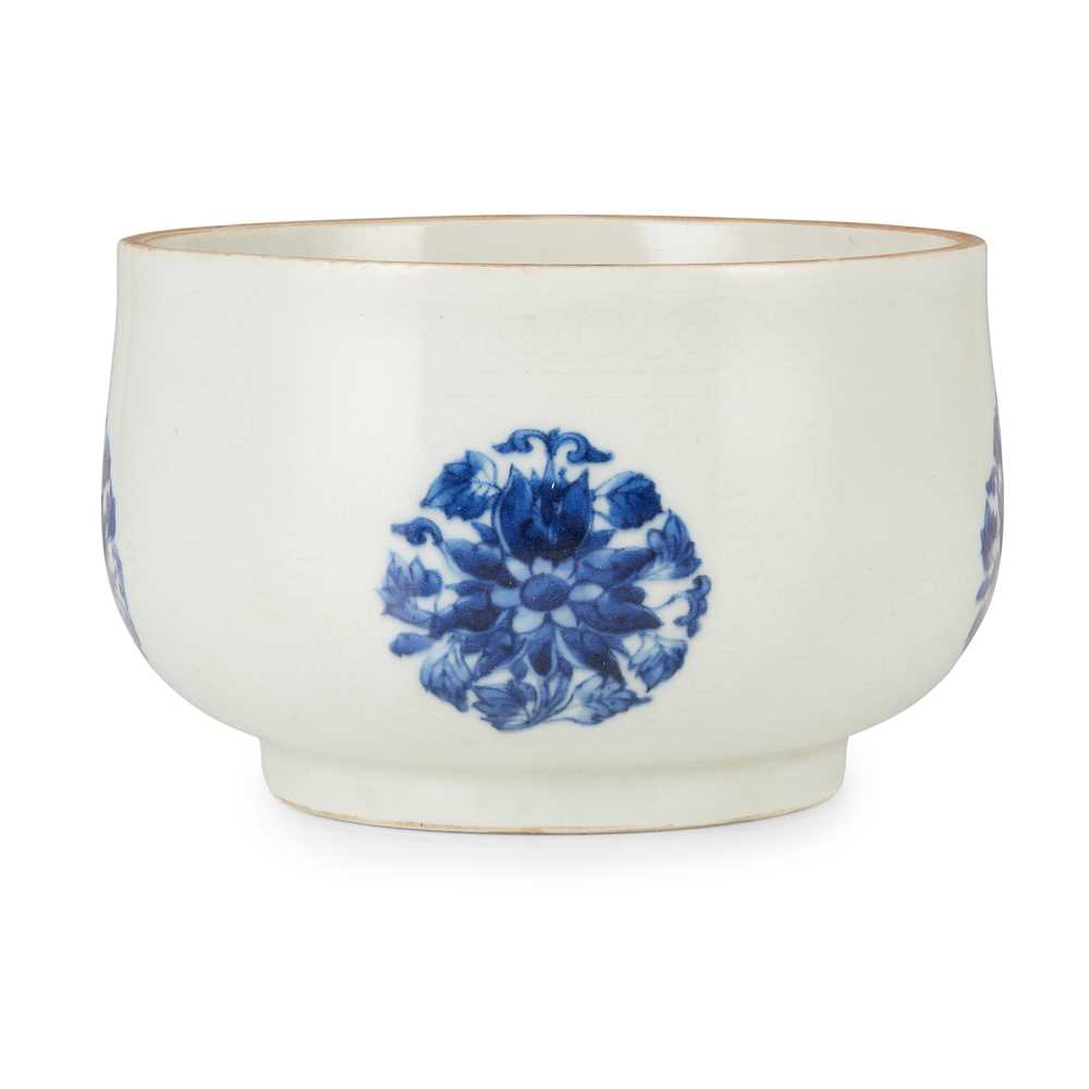 BLUE AND WHITE CENSER QING DYNASTY,