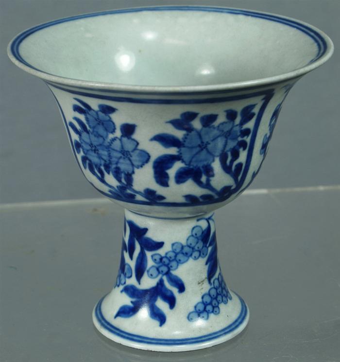 Blue and white Chinese porcelain