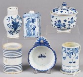 BLUE AND WHITE DELFTWARE, 18TH
