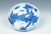 BLUE AND WHITE 'DRAGON' CHARGE