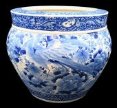 BLUE AND WHITE HIBACHI/JARDINI