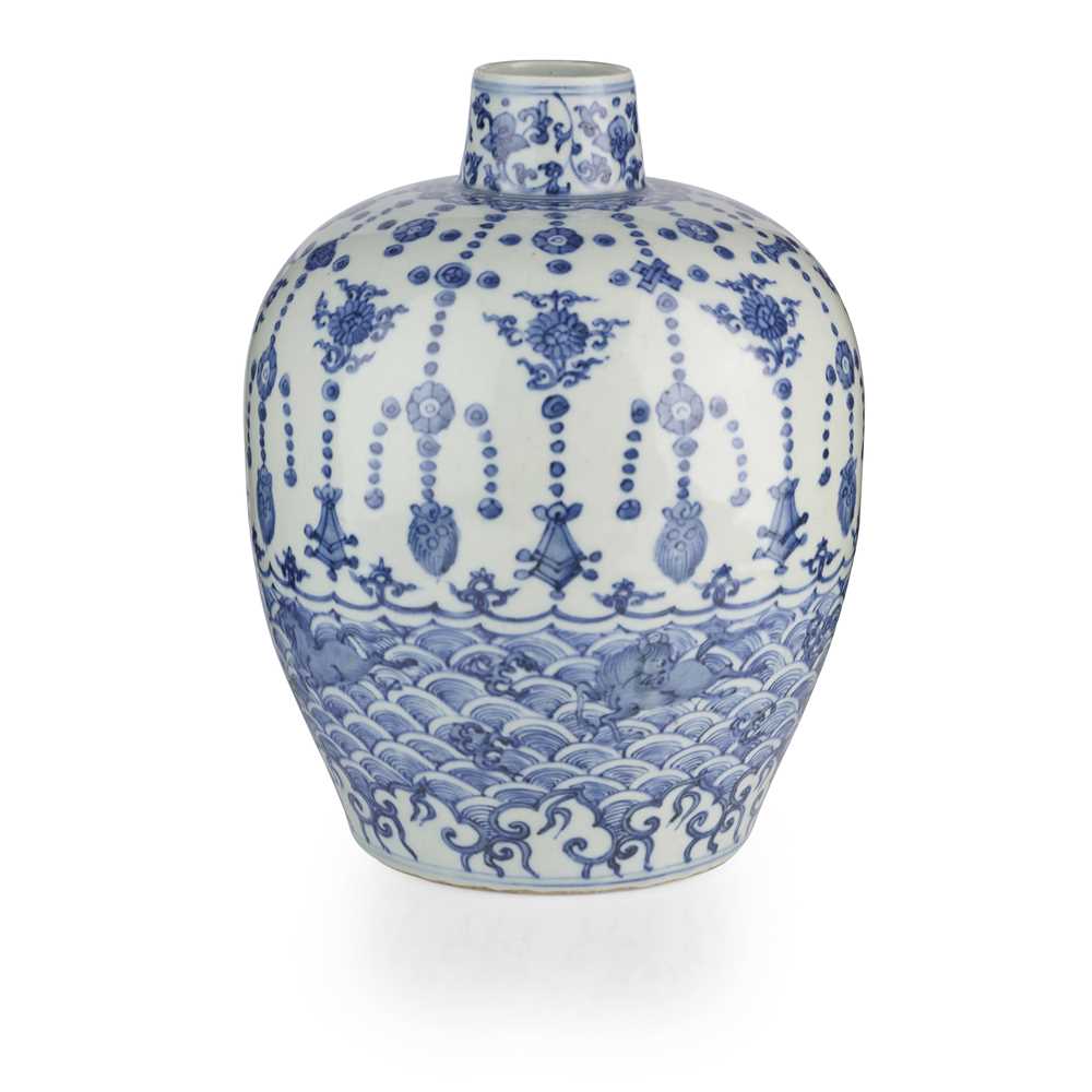 BLUE AND WHITE 'MYTHICAL SEA