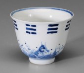 Blue-and-White Porcelain Trigr