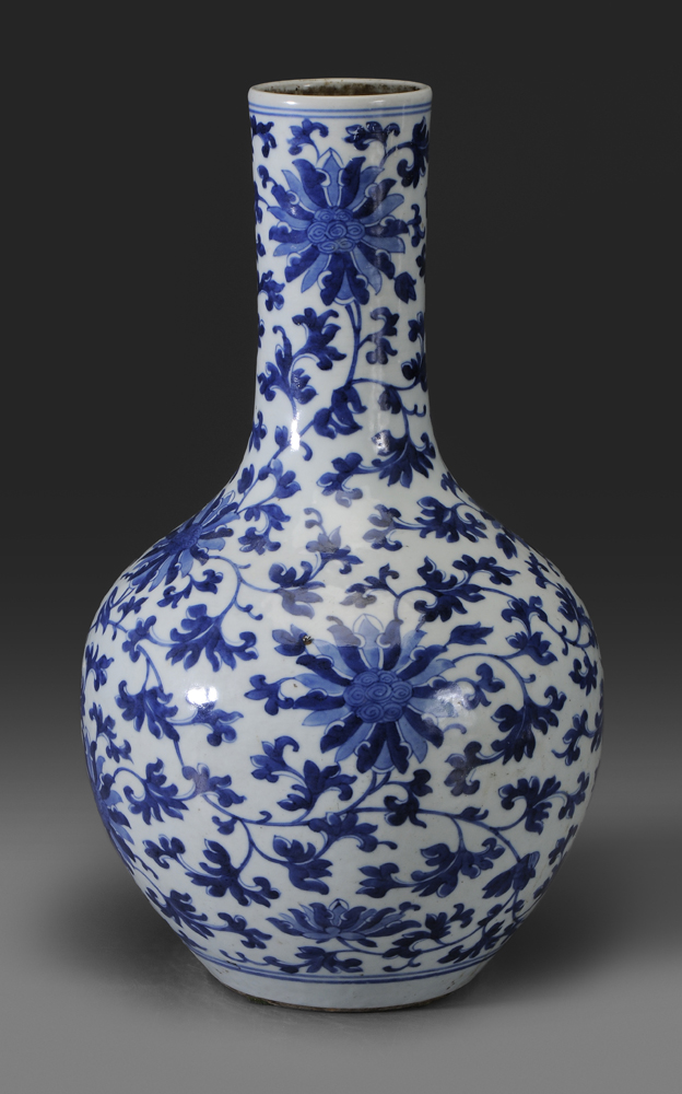 Blue and White Porcelain Vase