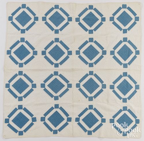 BLUE AND WHITE ROLLING STONE