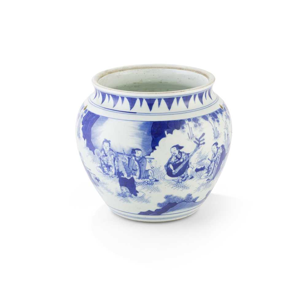 BLUE AND WHITE 'SEVEN SAGES OF