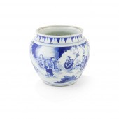 BLUE AND WHITE 'SEVEN SAGES OF