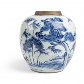 BLUE AND WHITE 'THREE FRIENDS