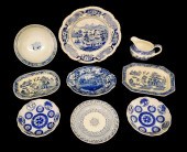 BLUE AND WHITE TRANSFERWARE, M