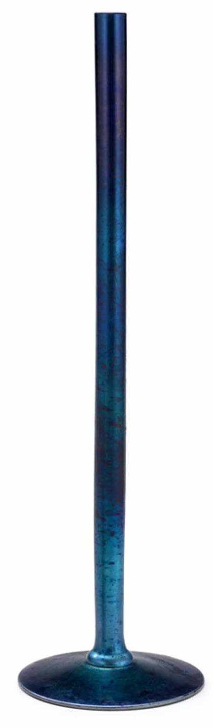 Blue Art glass bud vase   