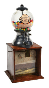 BLUE BIRD GUMBALL VENDING MACH