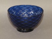 BLUE BLOWN GLASS STIEGEL TYPE