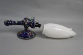 BLUE CLOISONNE WALL SCONCEBLUE